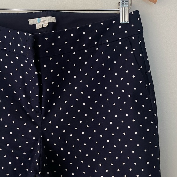Boden Richmond Navy Blue polka dots Pants - Picture 6 of 16